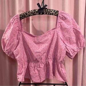 💕NWT Wild Fable eyelet blouse